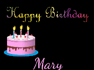 Happy Birthday Mary GIF
