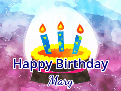 Happy Birthday Mary GIF 122