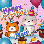 Happy Birthday Matt GIF