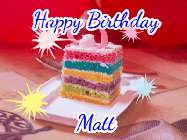 Happy Birthday Matt GIFs