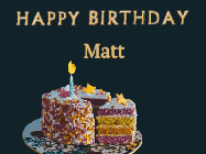 Happy Birthday Matt GIFs