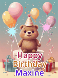 Happy Birthday Maxine GIF