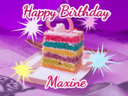 Happy Birthday Maxine GIF