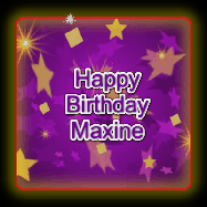 Happy Birthday Maxine GIF