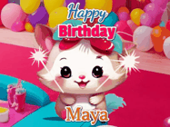 Happy Birthday Maya GIF