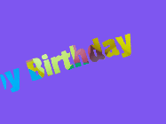 Happy Birthday Meg GIF: Spinning text over a birthday balloon background. Customize this animated birthday gif with name.