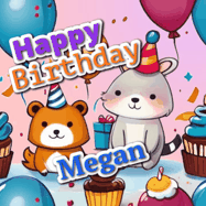 Happy Birthday Megan GIF