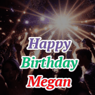 Happy Birthday Megan GIF