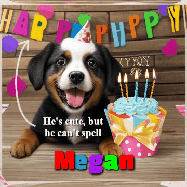 Happy Birthday Megan GIF