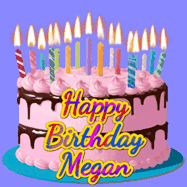 Happy Birthday Megan GIF