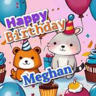 Happy Birthday Meghan GIF