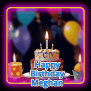 Happy Birthday Meghan GIF