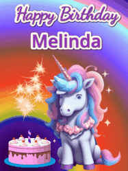 Happy Birthday Melinda GIF