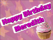 Happy Birthday Meredith GIF