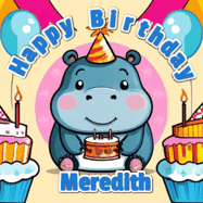 Happy Birthday Meredith GIF