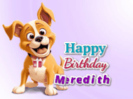 Happy Birthday Meredith GIF
