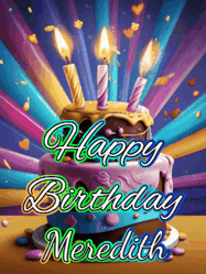 Happy Birthday Meredith GIF