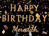Happy Birthday Meredith GIF