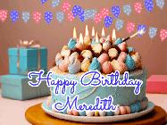 Happy Birthday Meredith GIF