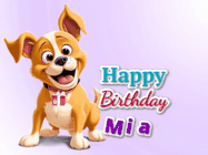 Happy Birthday Mia GIF