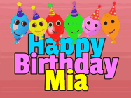 Happy Birthday Mia GIF