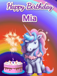Happy Birthday Mia GIFs