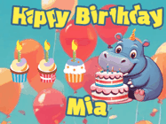 Happy Birthday Mia GIFs