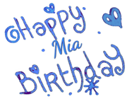 Happy Birthday Mia GIF