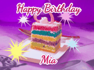 Happy Birthday Mia GIF