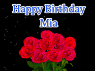 Happy Birthday Mia GIF