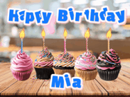 Happy Birthday Mia GIF
