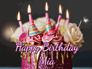 Happy Birthday Mia GIF