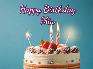 Happy Birthday Mia GIF