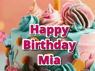 Happy Birthday Mia GIF