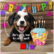 Happy Birthday Mia GIF