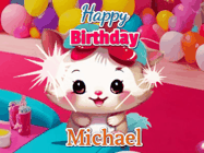 Happy Birthday Michael GIF