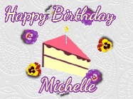 Happy Birthday Michelle GIF