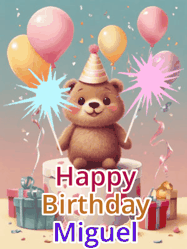 Happy Birthday Miguel GIF