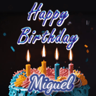 Happy Birthday Miguel GIF