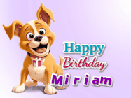 Happy Birthday Miriam GIF