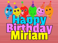 Happy Birthday Miriam GIF