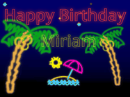 Happy Birthday Miriam GIF