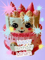 Happy Birthday Miriam GIF