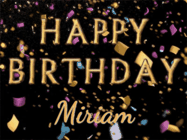 Happy Birthday Miriam GIF