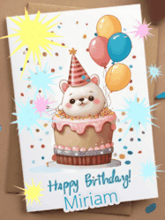 Happy Birthday Miriam GIF