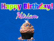 Happy Birthday Miriam GIF