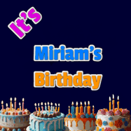 Happy Birthday Miriam GIFs