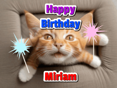 Happy Birthday Miriam GIF 32