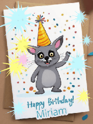 Happy Birthday Miriam GIF