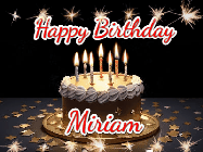 Happy Birthday Miriam GIF